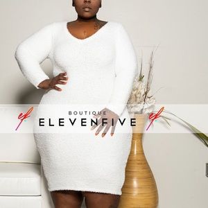 Fluffy Sweater Dress